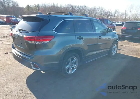 2018 Toyota Highlander Limited from USA, damaged, VIN 5TDDZRFH3JS853533